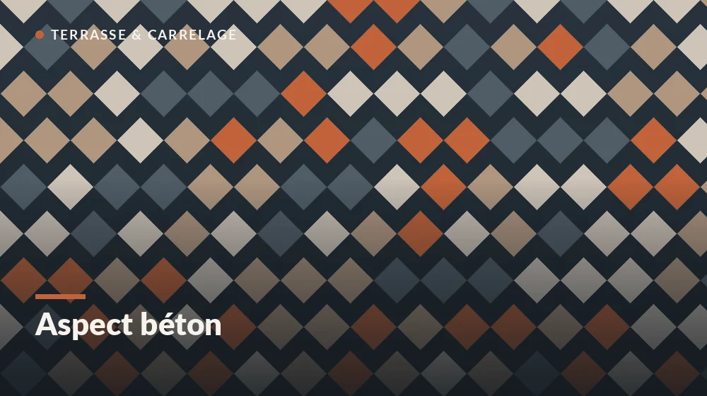 carrelage aspect béton : sol effet béton antidérapant dans une salle de bains