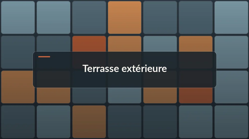 carrelage terrasse extérieure en grès cérame imitation pierre