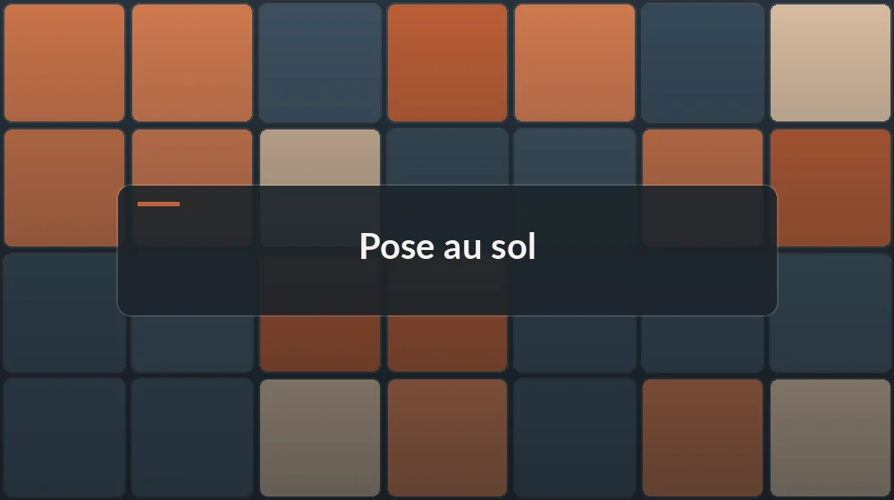 poser du carrelage au sol : encollage du support à la spatule crantée