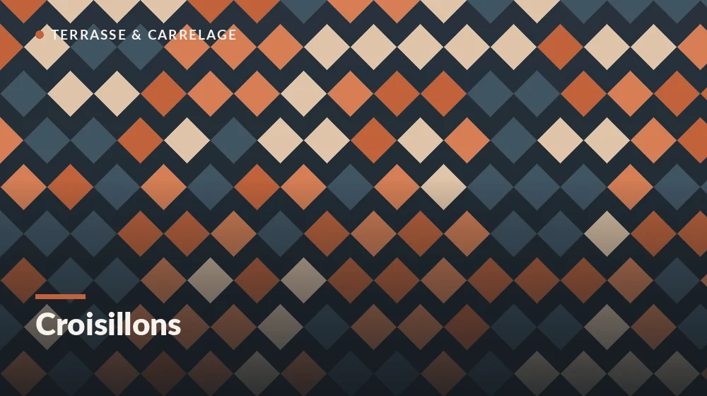 croisillons pour carrelage : système autonivelant à clip et cale sur grand format