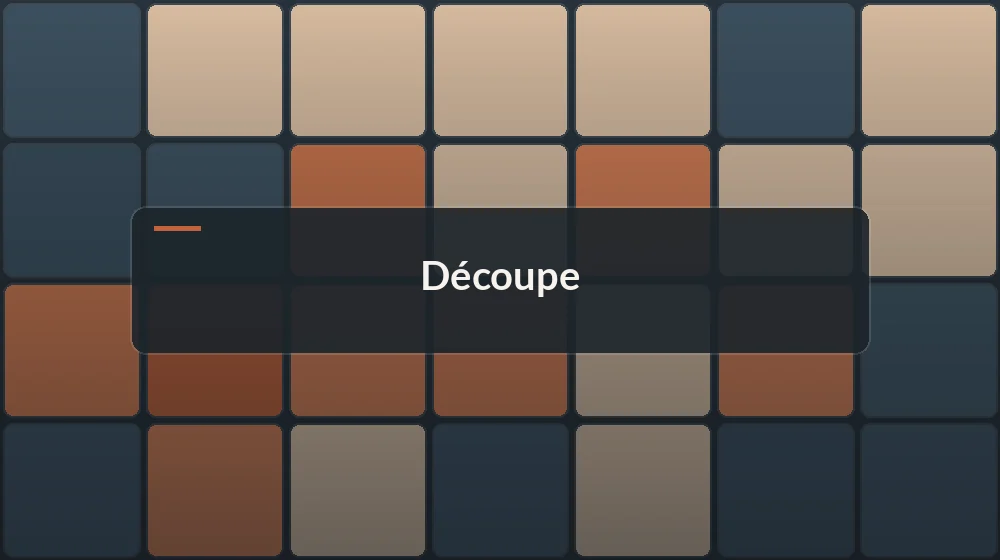découpe du carrelage : outils manuels et électriques alignés sur un établi