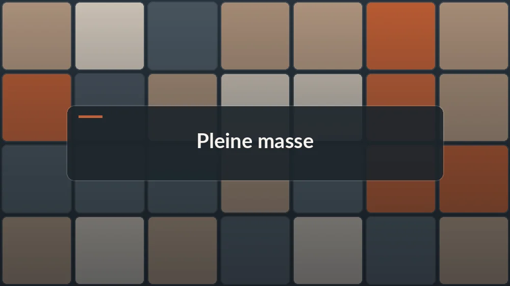 grès cérame pleine masse : tranche d'un carreau teinté de façon homogène