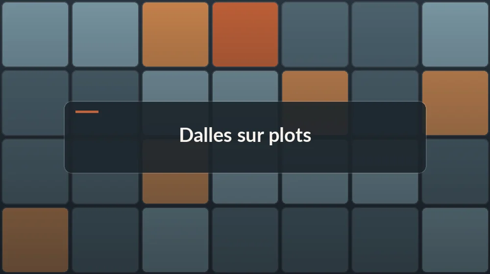 dalle sur plots réglables en cours de pose sur toiture-terrasse