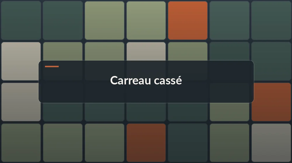 remplacer un carreau cassé : découpe du joint à la meuleuse autour du carreau abîmé
