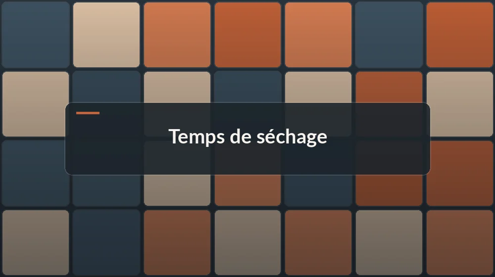 temps de séchage colle carrelage : application au peigne et contrôle du temps ouvert