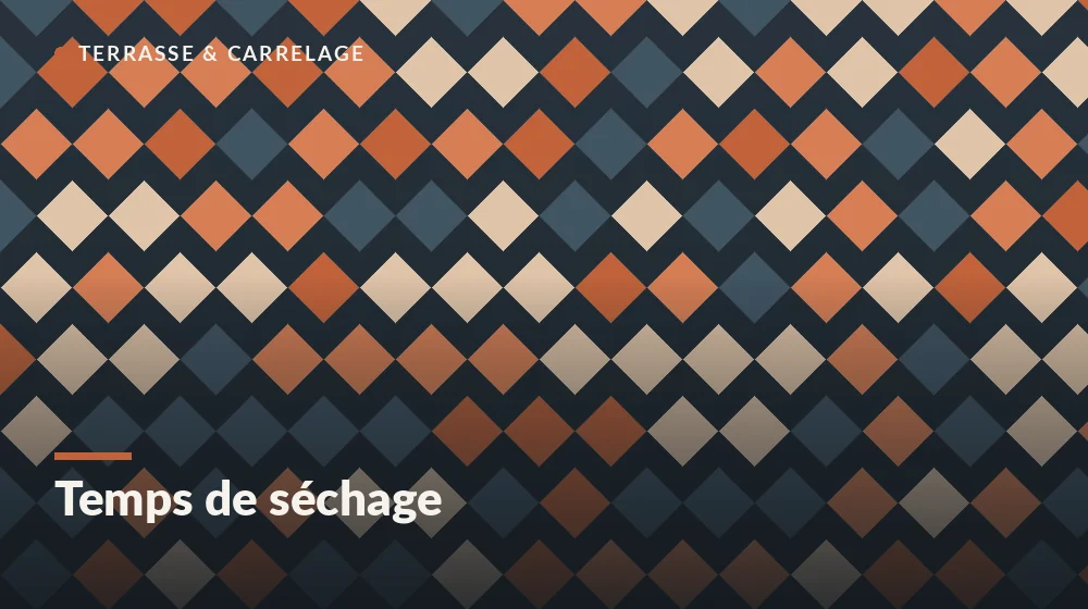 temps de séchage colle carrelage : jointoiement après respect du délai de prise du mortier